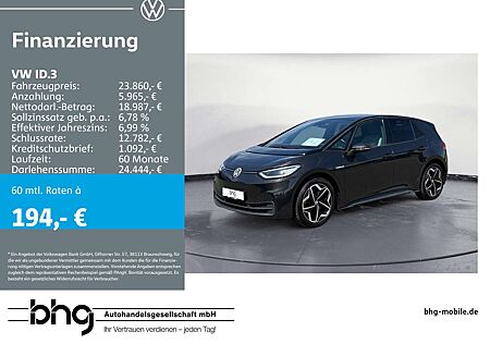 VW ID.3 Volkswagen Pro Performance SHZ IQ.LIGHT HUD PANO 62KW/