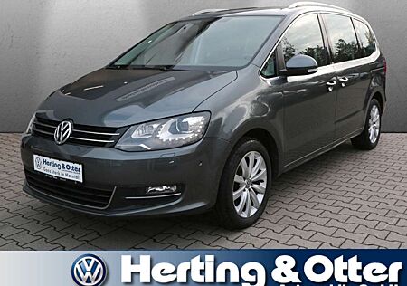 VW Sharan Volkswagen Highline Pano Leder Xenon Kamera Navi SHZ Temp WKR