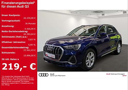 Audi Q3 35 TFSI S line Navi LED Rückfahrkamera APS virtual