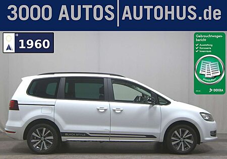 VW Sharan Volkswagen 2.0 TDI Highline Black Leder Navi Xenon