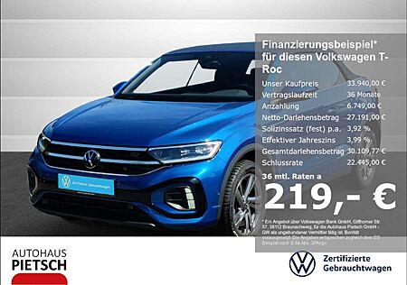 VW T-Roc Volkswagen Cabriolet 1.5 TSI R-Line AHK Navi Totwinkel