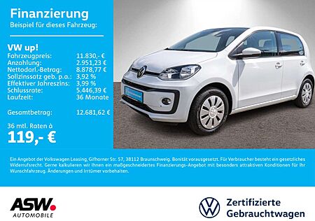 VW Up Volkswagen ! move ! 1.0 MPI Climatronic RFK PDC SHZ