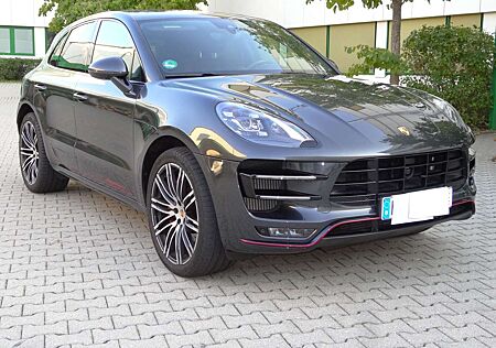 Porsche Macan Turbo, Excl.-Perf., Pano, new Service,Approved,21"