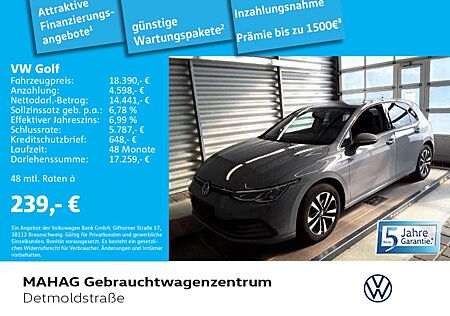 VW Golf Volkswagen VIII 1.0 TSI United LED Navi ParkPilot AppC
