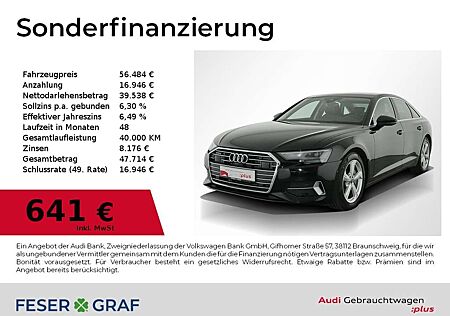Audi A6 Lim. 50 TDI LED/Pano/Sitzbel+Mass/Standh/18 Zoll