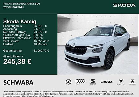Skoda Kamiq Tour 1,0 TSI DSG *LED*AHK*R-KAM*PDC*SHZ*