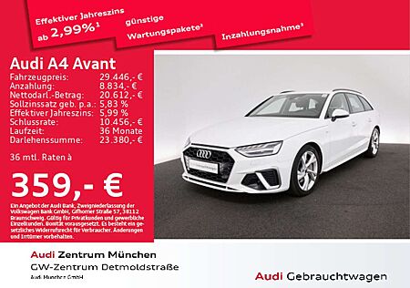 Audi A4 40 TDI S tronic S line Matrix/Navi+/Kam