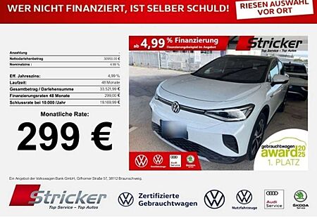 VW ID.4 Volkswagen Pro Performance 150/77 299,-ohne Anzahlung IQ.Lig