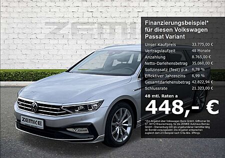 VW Passat Variant Volkswagen Elegance 1.5 TSI DSG R-line Sportpaket Navi Leder