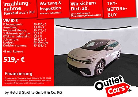 VW ID.5 Volkswagen Pro Perf ACC AHK CAM NAVI MATRIX KEYLESS
