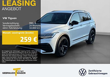VW Tiguan Volkswagen 2.0 TDI R-LINE BLACK LEDER AHK NAVI KAMER