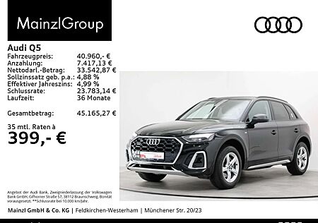 Audi Q5 40 TDI quattro S line AHK Kamera ACC Navi SHZ