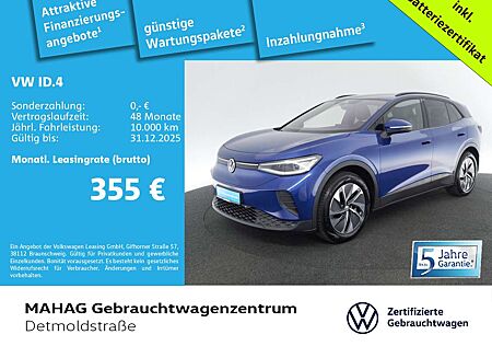 VW ID.4 Volkswagen Pro 210kW WärmePu NaviPro IQ.LIGHT ACC 19"