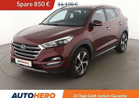 Hyundai Tucson gebraucht kaufen Hyundai Tucson 1.6 TGDI Premium 4WD Aut*NAVI*TEMPO*CAM*PDC*AHK*