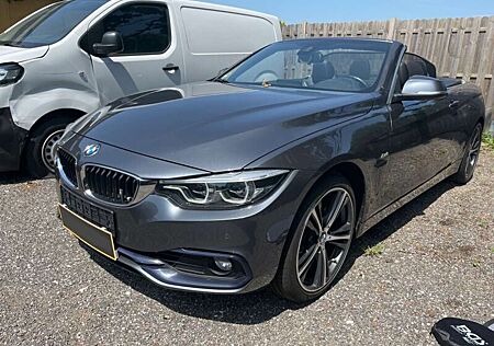 BMW 430 i xDr. Cabrio Sport Line LED Navi H&K HuD DAB