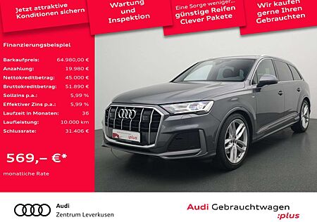 Audi Q7 50 quattro S line ACC AHK NAVI B&O PANO