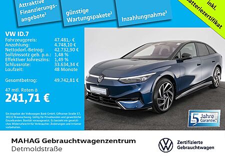 VW ID.7 Volkswagen Pro 210kW WärmePu NaviProMax IQ.LIGHT AHK