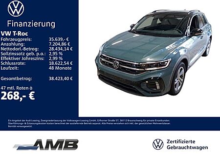 VW T-Roc Volkswagen R-Line 1.5 TSI DSG/AHK/Standhz/RFK/04.30Ga