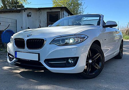 BMW 220d 220 Cabrio Aut. Sport Line, H&K, Memory, Leder