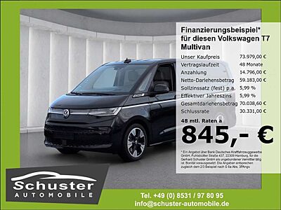 Volkswagen T7 Multivan lang 4Mot eHyb*360°Ka Sitzbelüft AHK