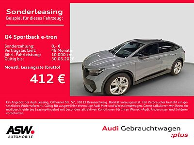 Audi Q4 e-tron Q4 Sportback 40 e-tron S line NAVI MATRIX AHK VC