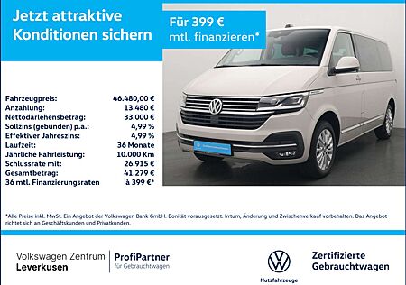 VW T6 Volkswagen .1 Multivan Generation Six CARPLAY SHZ 7SITZER