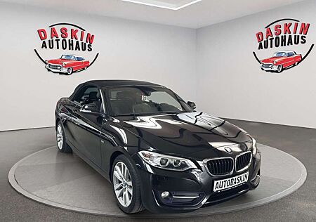 BMW 218 d Cabrio Sport Line AUTOMATIK/SCHECKHEFT