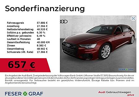 Audi A6 Avant 45 TFSI qu S Line Leder,HDMatrix,AHK,Navi