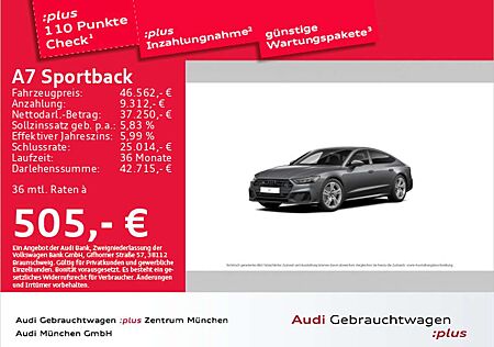 Audi A7 45 TDI qu. S tronic S line Virtual+
