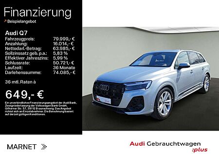 Audi Q7 55 TFSI e quattro S line*Matrix*B&O*HUD*AHK*P