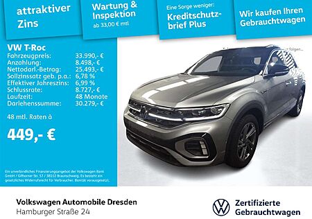 VW T-Roc Volkswagen R-Line 1.5 TSI DSG IQ BEATS PANO APP PDC