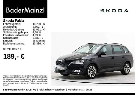 Skoda Fabia Combi 1.0 TSI Clever LED Navi PDC SHZ Alu