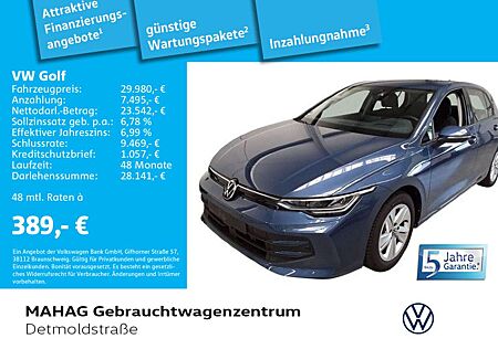 VW Golf Volkswagen 1.5 eTSI Life LED Navi AreaView DSG