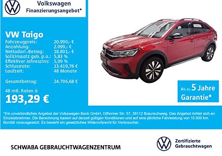 VW Taigo Volkswagen Goal 1.0 TSI *ACC*LED*R-KAM*LANE*FRONT*16*