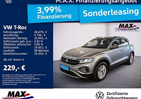 VW T-Roc Volkswagen LIFE 1.5 TSI DSG +STANDHZG+LED+NAVI+KLIMA+