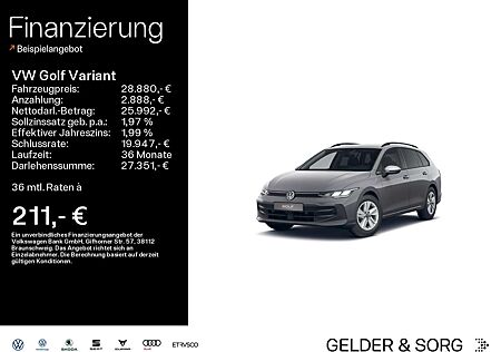 VW Golf Variant Volkswagen Life 1.5 TSI LED*AHK*Digital*ACC