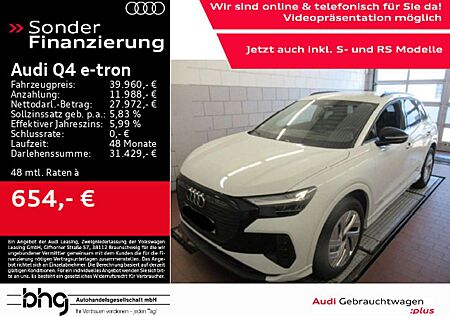 Audi Q4 e-tron 40 S line Optik advanced AHK Navi conn