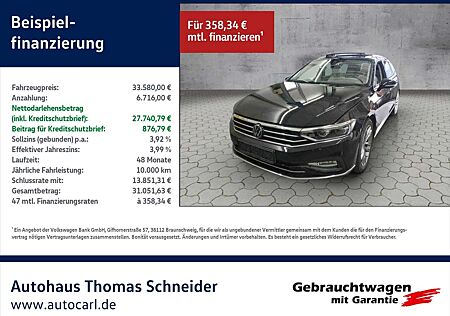 VW Passat Variant Volkswagen Elegance 2.0 TDI DSG BusinessPrem. KLIMA LED NAVI