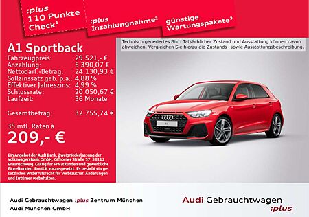 Audi A1 30 TFSI S line Virtual/LED/Navi+/PD