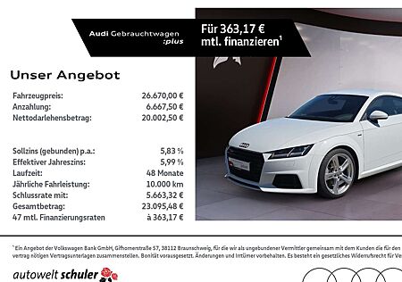 Audi TT Coupe 2.0 TFSI quattro S-Line LED Navi SHZ GRA