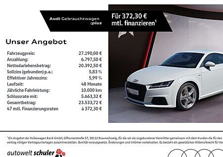 Audi TT Coupe 2.0 TFSI quattro S-Line LED Navi SHZ GRA