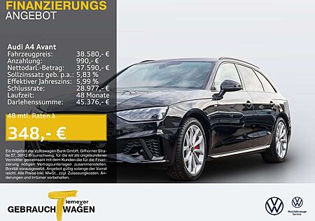 Audi A4 40 TFSI Q 2 x S LINE LM19 KAMERA NAVI+