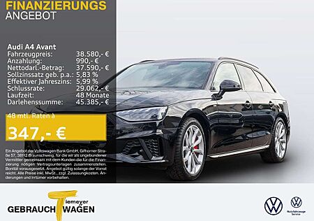 Audi A4 40 TFSI Q 2 x S LINE LM19 KAMERA NAVI+