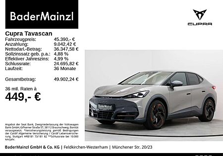Cupra Tavascan 77 kWh 4D 250 kW Pano HUD 360 WäPu Matr