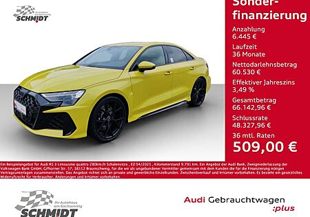 Audi RS3 RS 3 Limousine quattro 280km/h Schalensitze
