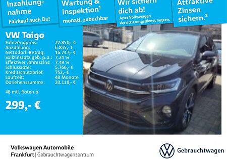 VW Taigo Volkswagen 1.0 TSI DSG R-Line Navi IQ.Light DAB+ Fron