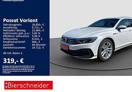 VW Passat Variant Volkswagen 1.4 TSI DSG GTE AHK STAND MATRIX