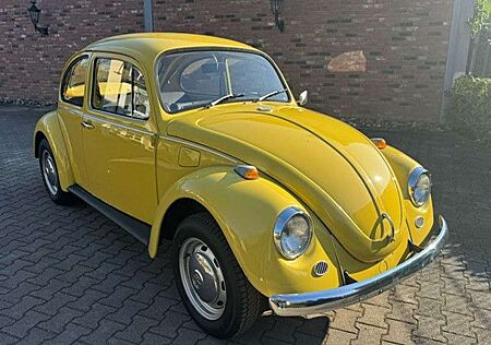 VW Käfer Volkswagen 1200 Texasgelb Erstbesitz Pappdeckelbrief