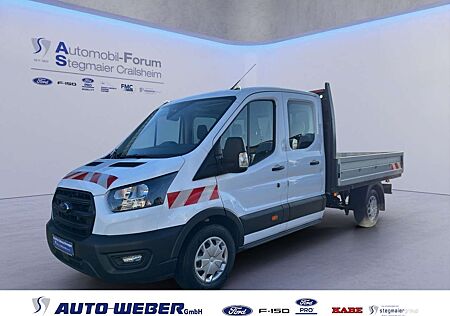 Ford Transit Pritsche DoKa 350 L3 *AHK*KLIMA*BEIFAHRER-AIRBAG*