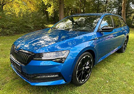 Skoda Superb gebraucht kaufen Skoda Superb Combi Sportline iV 1HAND/AHK/STANDHEIZUNG